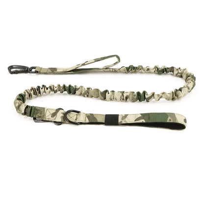 Dog Leash Heavy-Duty Double-Handle Tactical Bungee Leash with Padded Handles, Seatbelt Attachment, & Reinforced Swivel Clip, Pet Leash for Small Medium Large Dogs and Cats Outdoor Dog Accessories #Backtoschool