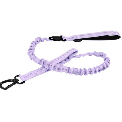 Dog Leash Heavy-Duty Double-Handle Tactical Bungee Leash with Padded Handles, Seatbelt Attachment, & Reinforced Swivel Clip, Pet Leash for Small Medium Large Dogs and Cats Outdoor Dog Accessories #Backtoschool