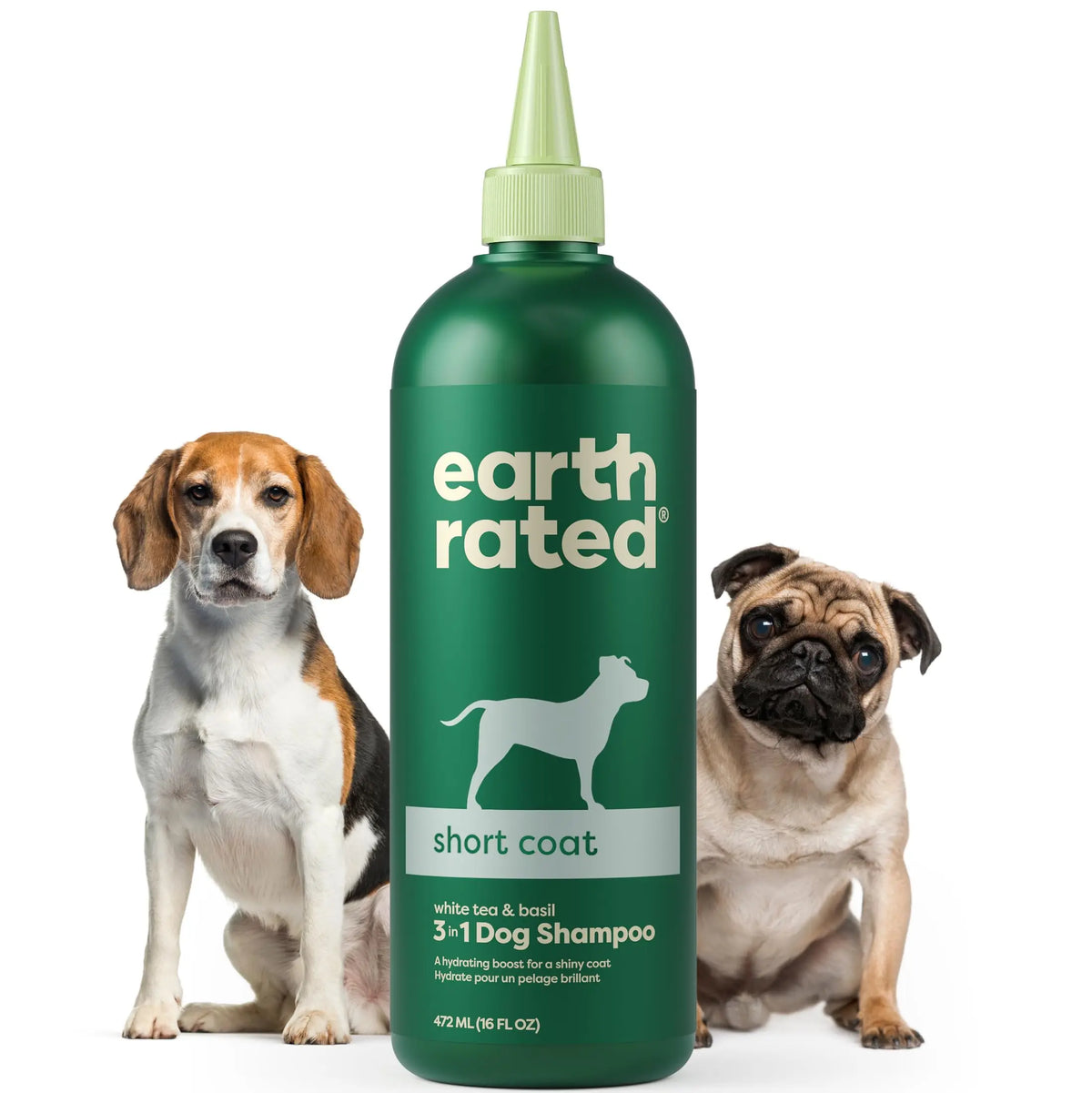 Earth Rated | 3-In-1 Curly & Wavy Coated Dog & Puppy Shampoo, Conditioner & Deodorizer - 16 Oz - Formulated to Tackle Tangles & Restore Curls