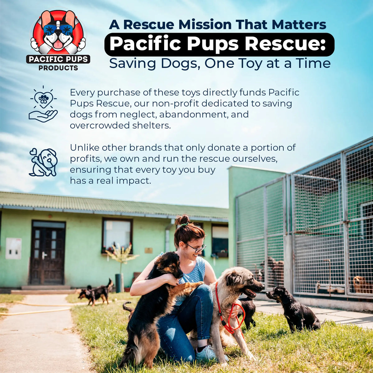 Pacific Pups Products 18-Piece Dog Toy Set - Assorted Chew Toys, Rope Toys, and Plush Toys with Squeakers for Interactive Play - Suitable for All Sizes and Breeds