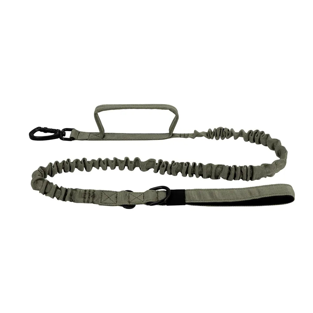Dog Leash Heavy-Duty Double-Handle Tactical Bungee Leash with Padded Handles, Seatbelt Attachment, & Reinforced Swivel Clip, Pet Leash for Small Medium Large Dogs and Cats Outdoor Dog Accessories #Backtoschool
